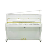 Heinrich HU‑110 Upright Piano – Polished White